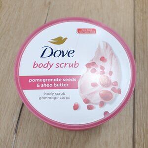 Dove Body Scrub Pomegranate & Shea Butter 10.5 oz New Exfoliating Polish Bath